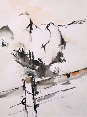 <span style="text-transform: uppercase;">Aufwärts</span> <br> <span style="color: white; background-color: black; text-transform: uppercase;">ANNA MARIA KÖRBISCH</span>