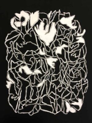 <span style="text-transform: uppercase;">Papercut 0223</span> <br> <span style="color: white; background-color: black; text-transform: uppercase;">DORIS KALTENEGGER</span>