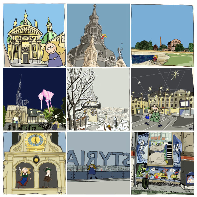 <span style="text-transform: uppercase;">Graz</span> <br> <span style="color: white; background-color: black; text-transform: uppercase;">FRIEDERIKE PRASSL</span>