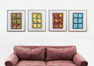 <span style="text-transform: uppercase;">Die vier Jahreszeiten - Blick durch's Fenster</span> <br> <span style="color: white; background-color: black; text-transform: uppercase;">NICOLE REICHER</span>